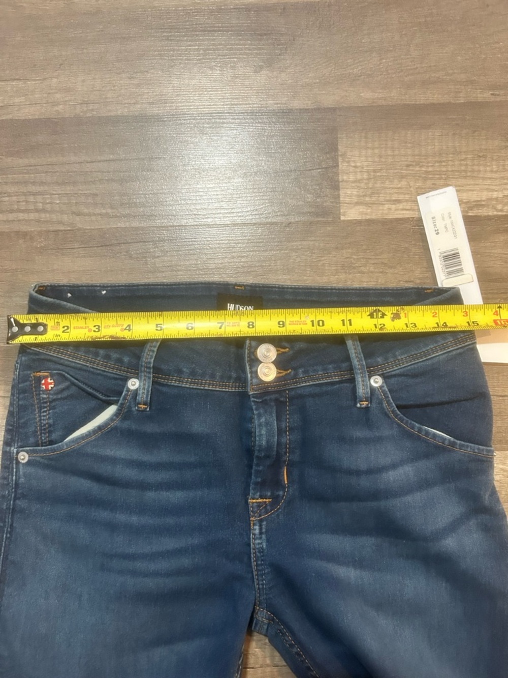 Hudson Jeans Women’s Dark Indigo Skinny Jeans size 29 NWT - Picture 9 of 10